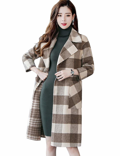 【服裝拿貨需要多少錢(qián)布卡個(gè)性雙面尼羊絨大衣】- 